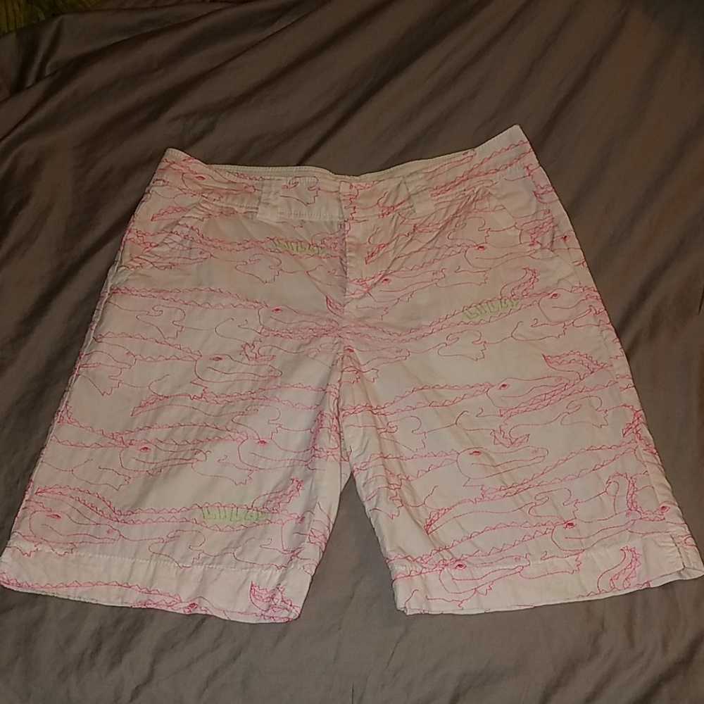 Lilly Pulitzer Resort Fit Alligator Burmuda Shorts